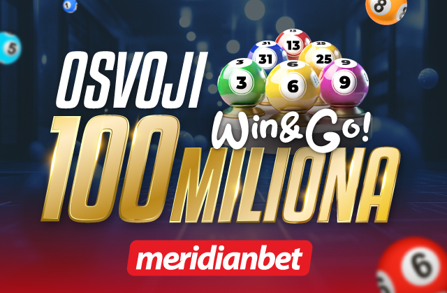 ODIGRAJ SAVRŠENU KOMBINACIJU SREĆNIH BROJEVA I ZGRABI 100.000.000 RSD!