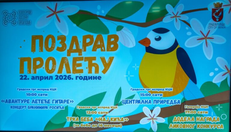 „Поздрав пролећу“ у Кикинди окупио најмлађе уз игру и осмехе