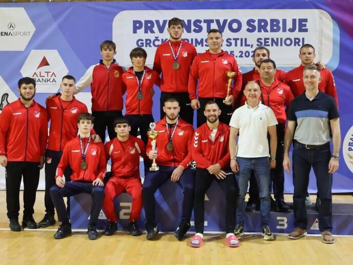Првенство Србије у рвању у Сенти- зрењанински Пролетер најуспешнији