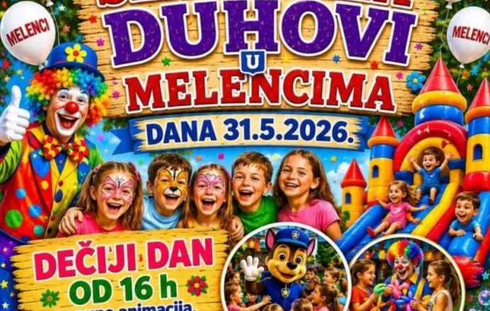 Сеоска слава „Духови“ у Меленцима уз целодневни програм